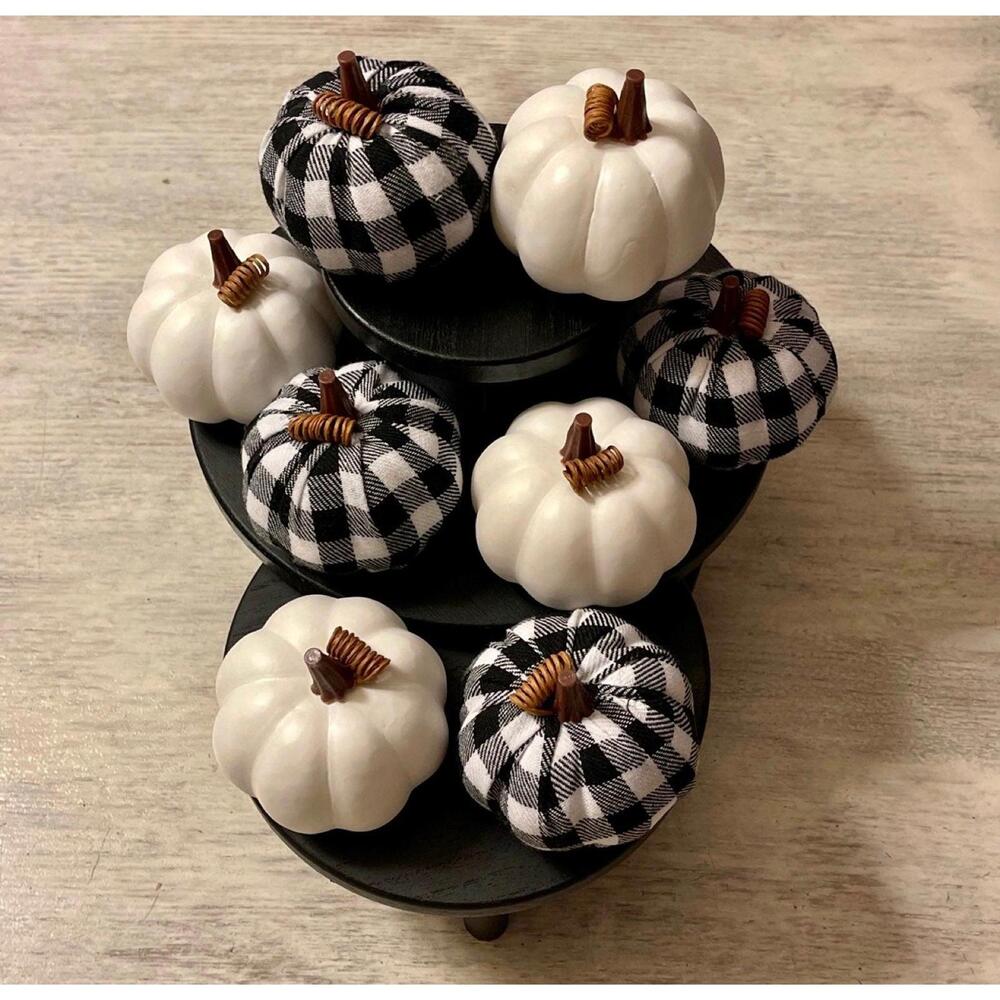Set of 8 to a bag pumpkins for Fall and Halloween Decor